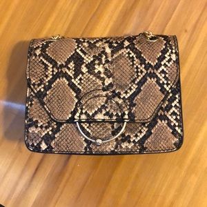 ASOS Snakeskin Crossbody Purse